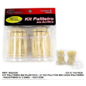 PALITEIRO C/2 (ACRILICO) 523727 SQ IMPORT