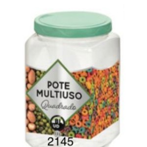 POTE QUAD.LISO 1500ML (CANDY) 876855 NEW BABY
