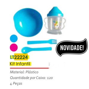 CJ INFANTIL 4PCS (C/COPO ALCA DUPLA) 938552 H-100