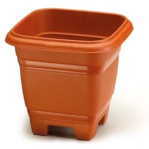 VASO 9449 (QUAD.22CM MARROM) 655024 RISCHIOTO
