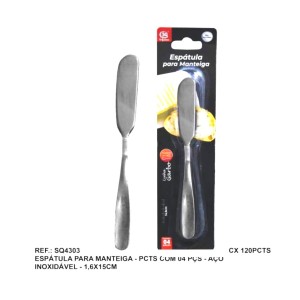 ESPATULA MANTEIGA*PATE X 4 (INOX) 533184 SQ IMPORT