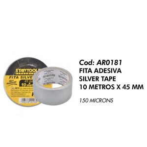 FITA SILVER TAPE (10 MTS X 45MM) 202960 STARTOOLS