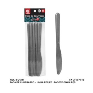 TALHER INOX C/6 (FACA CHURRASCO) 533023 SQ IMPORT