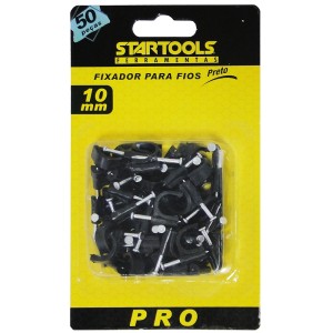 FIXADOR P/FIOS C/50PCS (PRETO) 204292 STARTOOLS