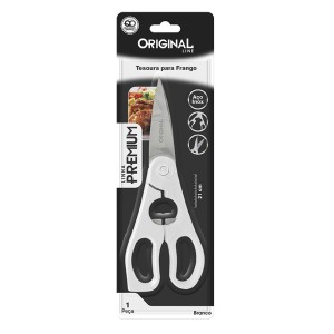 TESOURA FRANGO 2EM1(BRANCA) 780642*882310 ORIGINAL