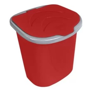 LIXEIRA PIA 3LTS**VERMELHA** 702501 KEITA