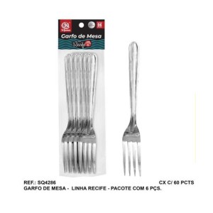 TALHER INOX C/6 (GARFO MESA) 533016 SQ IMPORT