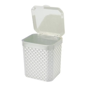 LIXEIRA PIA *TODA RATTAN 5LT BRANCA*805766 ARQPLAST