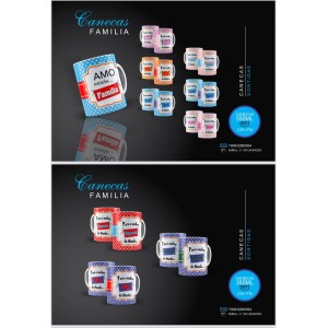 CANECA PLASTICA 350ML (FAMILIA) 900564 JLS