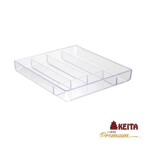 PORTA TALHER SEM TAMPA **CRISTAL**702907  KEITA