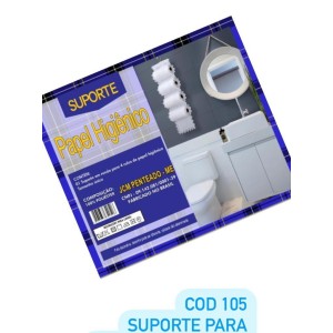 SUPORTE PAPEL HIGIENICO P/4 