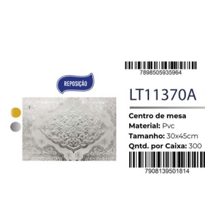 CENTRO MESA PVC RET (30X45CM) 501814 H-100