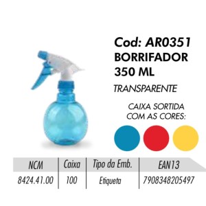 PULVERIZADOR 350ML (BOLINHA COR) 205497 STARTOOLS