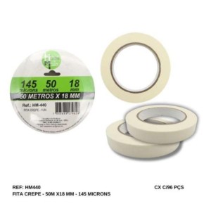 FITA CREPE AVULSA (50MTSX18MM) 202823*174628 HM*STARTOOLS