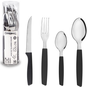 FAQUEIRO POTE C/16 (PRETO) 173768*109857 HM*ORIGINAL