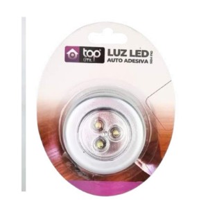 LUZ LED TOUCH (AUTO ADESIVA 3LEDS) 123640 TOP UTIL