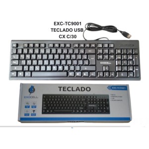TECLADO C/ FIO P/PC (EXC-TC9001) 800510 EXOCELL