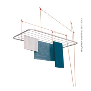 VARAL TETO branco (1,20X0,56) 370921 MAXEB