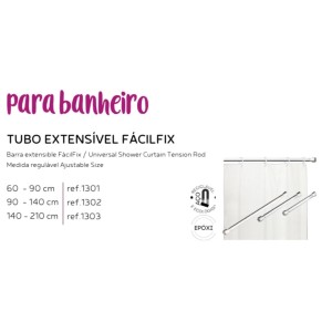TUBO EXTENSIVEL (0,60 ATE 0,90CM) 313010 MAXEB