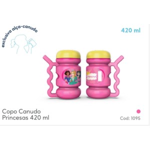 COPO CANUDO EMBUTIDO (PRINCESAS) 104338 PANAMBY