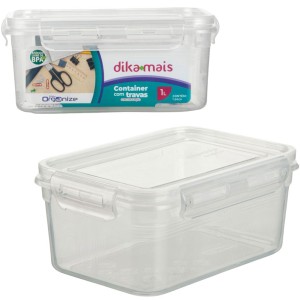 CONTAINER 4TRAVAS TRANSP (1LT) 773085 ZPLASTIC