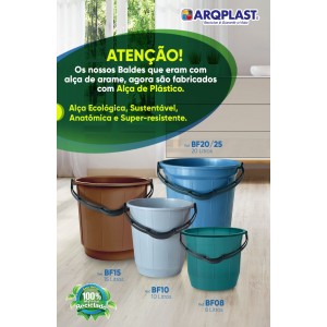 BALDE 20 LTS (FRISADO)800105**ARQPLAST