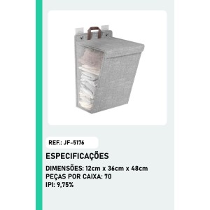 CESTO DE ROUPAS (PAREDE) 502044 JF
