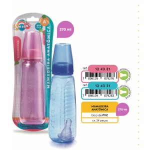 124331-MAMADEIRA 270ML (AZUL CART) 879283 MEW BABY