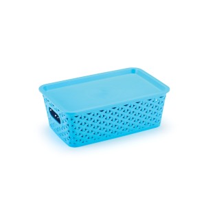 CAIXA RATTAN PEQ.(2LTS AZUL) 905475 PLASNORTHON