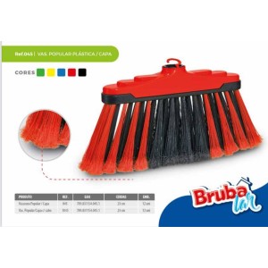 VASSOURA POP **COM CAPA** 540451 BRUBALAR