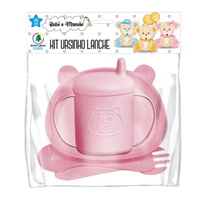 KIT URSINHO LANCHE (ROSA) 821277 MONTE LIBANO