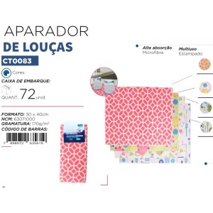 APARADOR LOUCA ESTAMPADO (30X40) 635619 CLEAN TECH