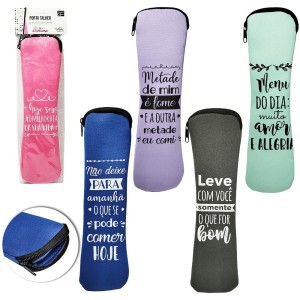 ESTOJO PORTA TALHER C/ZIPER **COLOR** 322045 FU XING