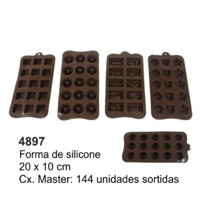 FORMA CHOCOLATE 15CUBOS (SORT) 248971 AMIGOLD