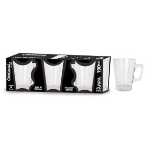 CANECA C/3 (SAFIRA 190ML) 134745 ORIGINAL