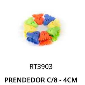 PRENDEDOR C/8 (PLASTICO) 203659 RIO TIJUCAS