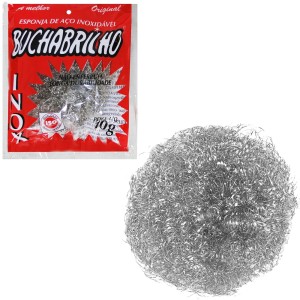 ESPONJA VERMELHA (INOX) 300017 BUCHABRILHO