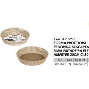 FORMA DESCARTAVEL RED*20CM (50PC) 215328 STARTOOLS