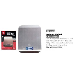 BALANCA 10KG **INOX** 533801 SQ