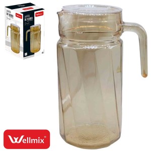 JARRA VIDRO 1,5LTS (BASIK AMBAR) 902620 WELLMIX