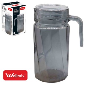 JARRA VIDRO 1,5LTS (BASIK CINZA) 902637 WELLMIX