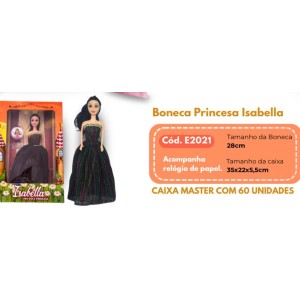 BONECA E2021 (ISABELLA PRINCESA) 250293 EUROBRINK