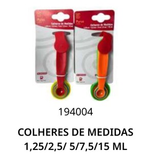 COLHER MEDIDA (C/5PCS) 240845 RIO TIJUCAS