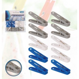 PRENDEDOR C/10 (PLASTICO) 635725 CLEAN TECH