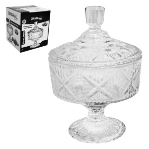 BOMBONIEIRA VIDRO 510ML /132208**ORIGINAL