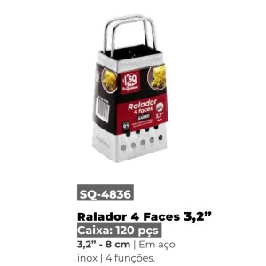 RALADOR 4FACES MINI*8CM (TODO INOX) 534853 SQ