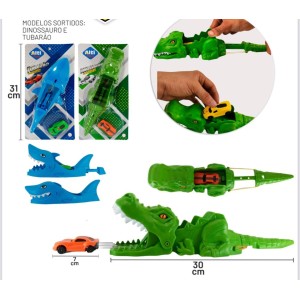 CARRO C/LANCADOR (DINO*TUBARAO) 477897 ALTIMIX