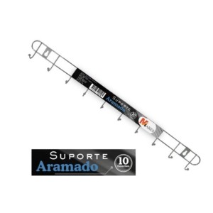 CABIDEIRO C/10 GANCHOS (CROMADO) 990495 MARES