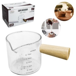 COPO MEDIDOR (VIDRO*BAMBU) 347499 FU XING