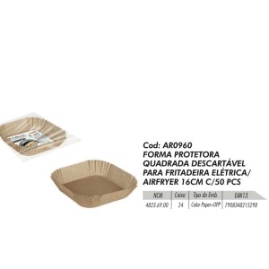 FORMA DESCARTAVEL QUAD*16CM (50PC) 215298 STARTOOLS